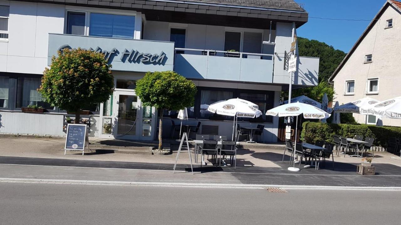 Hotel Restaurant Hirsch Schmiechen Buitenkant foto